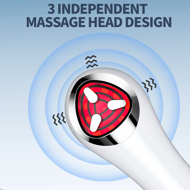CE Certified 7 Colors LED Light Therapy Device Professional EMS Facial Massager for Skin Rejuvenation Lifting Beauty Instrument