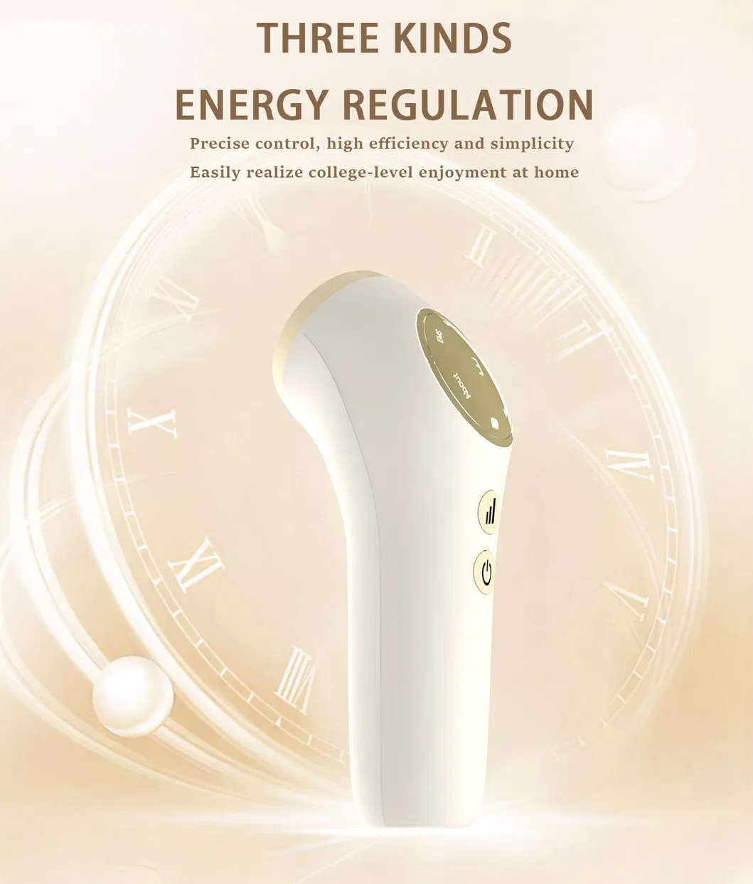 Professional Home Use Beauty Equipment Red Light Therapy Facial Massager RF+EMS Beauty Roller