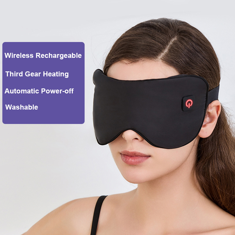 Cordless Rechargeable Electric Heated Eye Massager Warm Hot Compress Eye Mask for Dry Eye