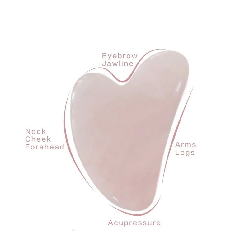 Portable Reusable Rose Quartz Facial Sculptor Boost Serum Absorption Anti Wrinkle Contouring Wellness Instrument Private Label
