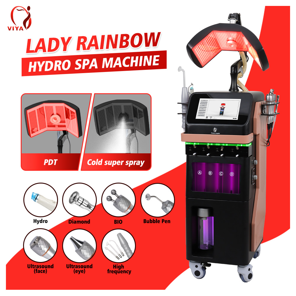 Factory Aesthetic Equipment Facial Jet Peel Hydro Hydra Oxygen Facial Beauty Machine Devices Face Lifting