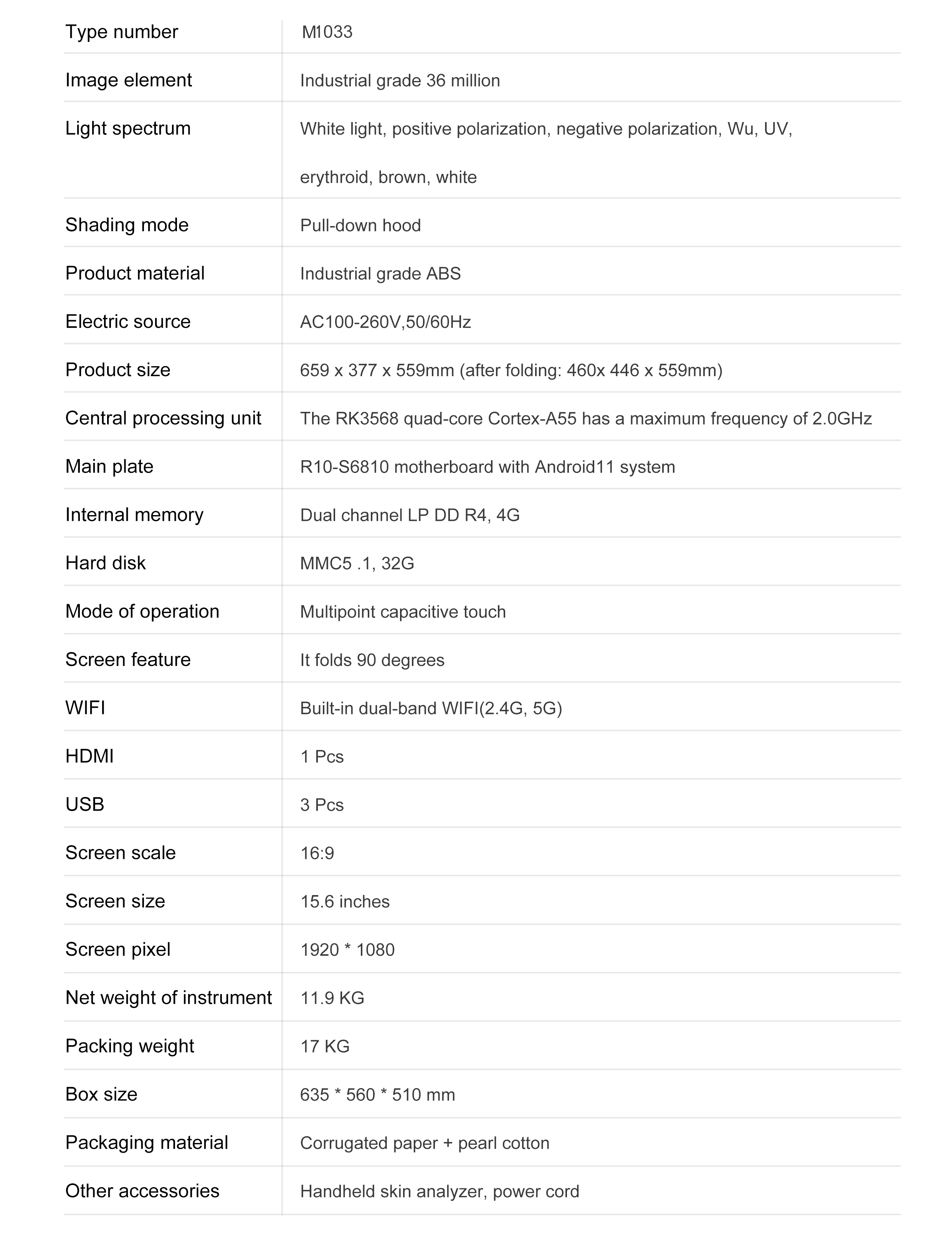 Skin Analyzer View 3
