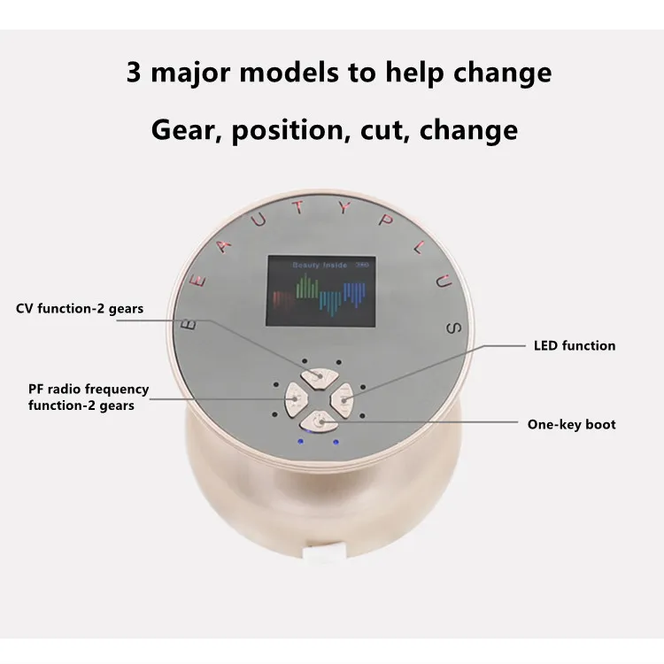Portable Rechargeable USB Cable Anti Cellulite Photon Light Body Slimming Beauty Device for Home Application