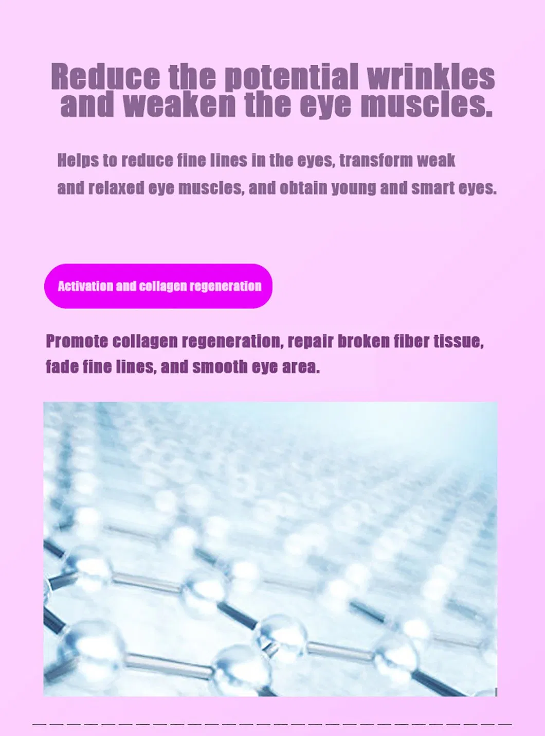 Facial High Frequency Vibration Dark Circle Remove Device Heating Compress Eye Massager