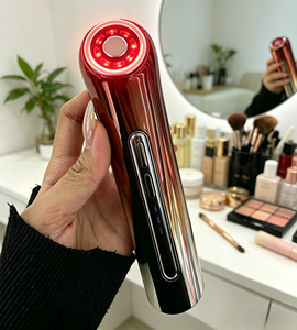 Beauty Device Skin Lifting Device Red Blue Light Facial Massager Home Use Beauty Equipment Face Lifting Device Eye Massager Wand