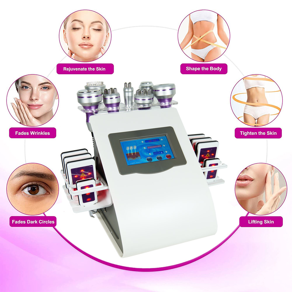 Portable 9 in 1 Multifunctional Face and Neck Lifting Massager Machine