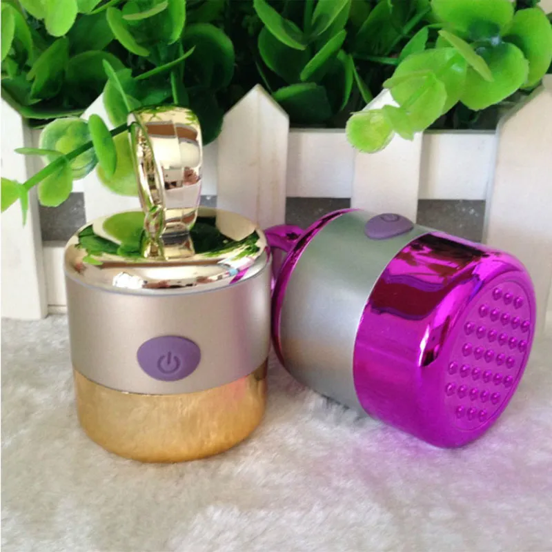 Cheapest Handheld 3D Mini Vibration Powder Puff Lady Cosmetic Facial Massager