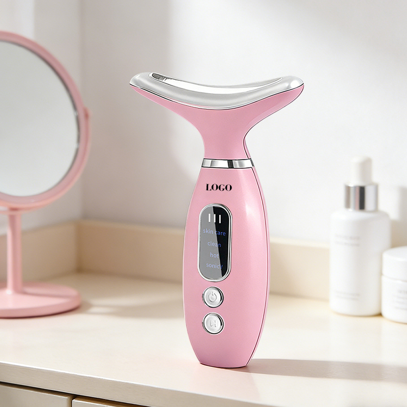 Electric Warm Compress Facial Massager Machine 4 Color Light Skin Care Anti Wrinkle Face Lifting Device