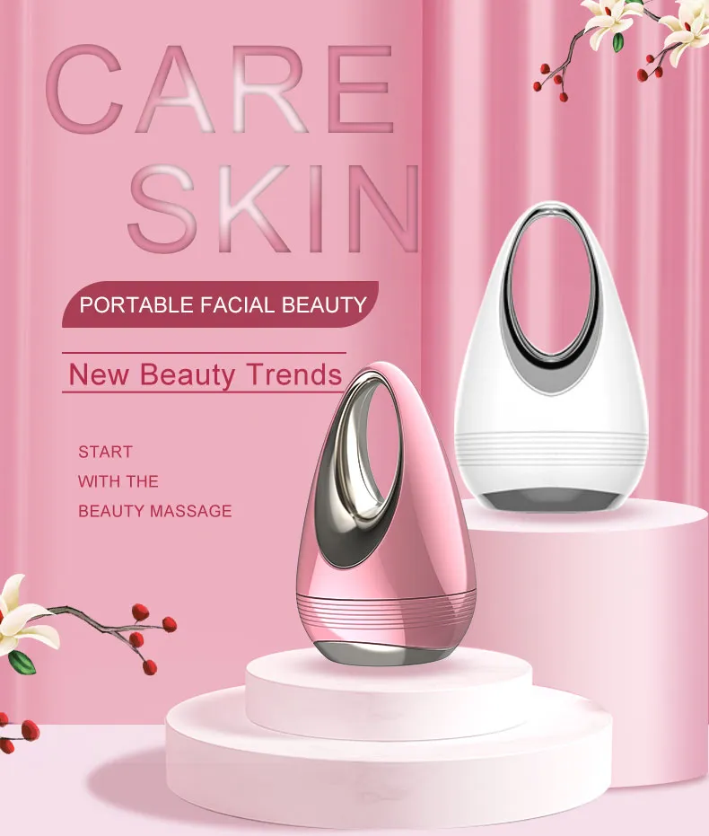 Multifunctional Beauty Equipment Anti Wrinkles Facial Lifting Microcurrent Magnetic Introducer High Frequency Vibration Electric Face Massager