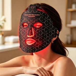 High Energy 944 Light Beam 4D Elegant Silicone 8 Color Infrared Beauty Smart Red Led Light Face Therapy Mask Device With 3 Speed