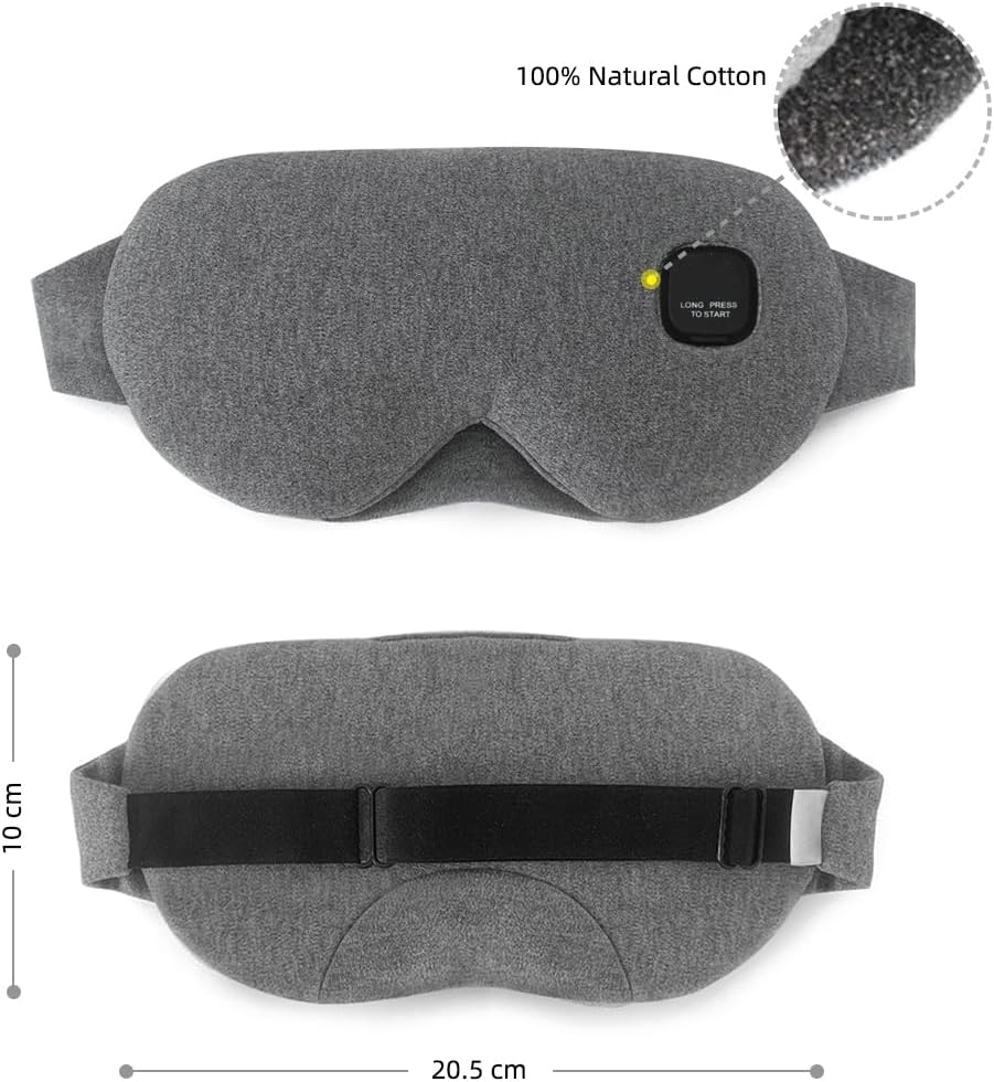 Heated Eye Mask Relieve Eyestrain Heated Eye Compress For Dry Eyes Moist Heat Treatment To Unclog Lacrimal Glands