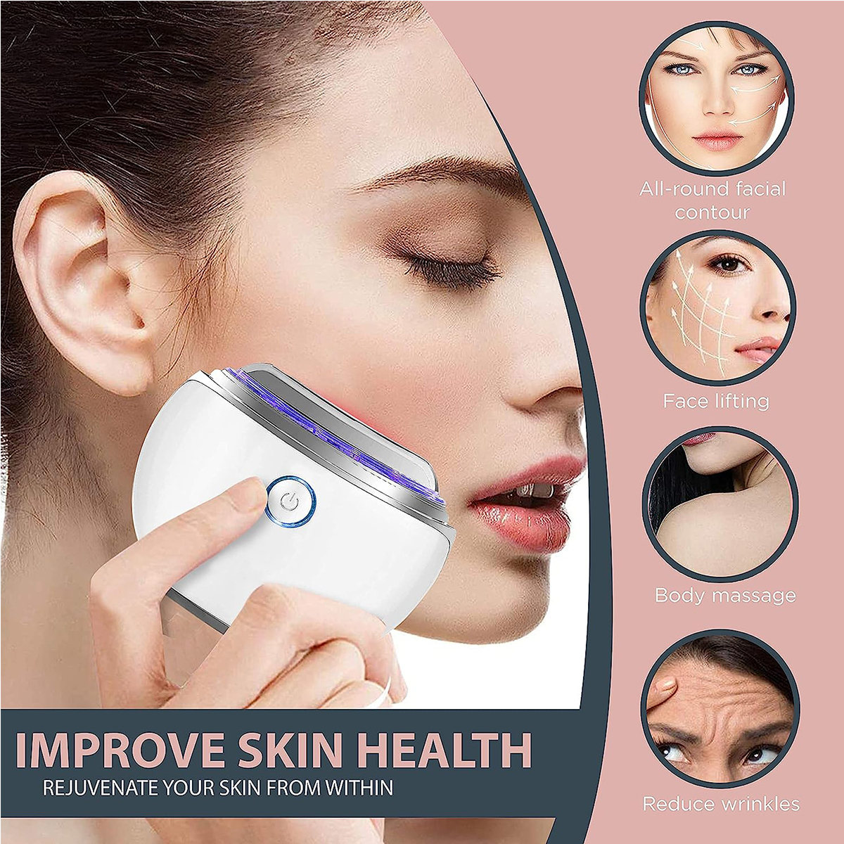 Electric Gua Tool Oem Sha Massager for Ifine Beauty Face Massage Machine Anti Aging Lifting Hot Facial Sha Massager