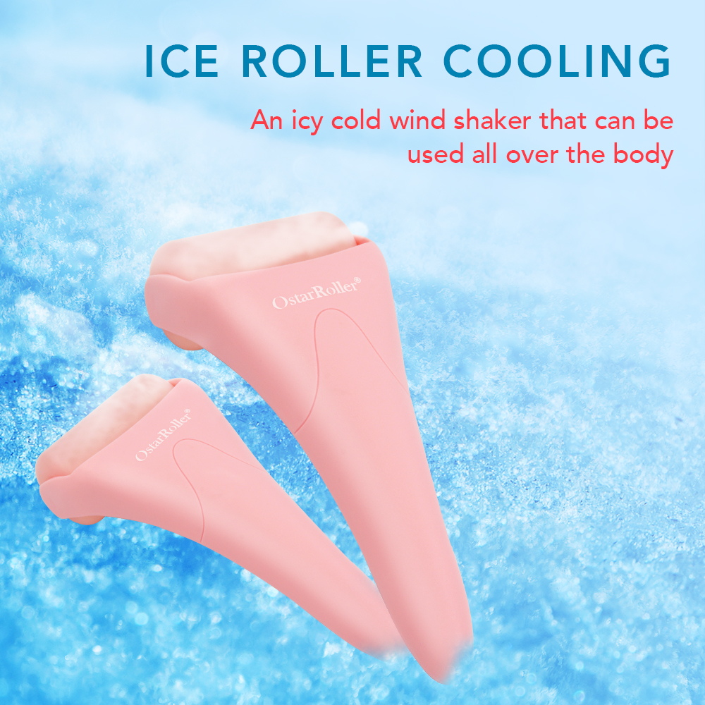 CE Approved Mini Handheld Silicone Cube Skin Cooling Facial Ice Roller Stone for Face Body and Eyes Massage Calms &amp; Rejuvenates