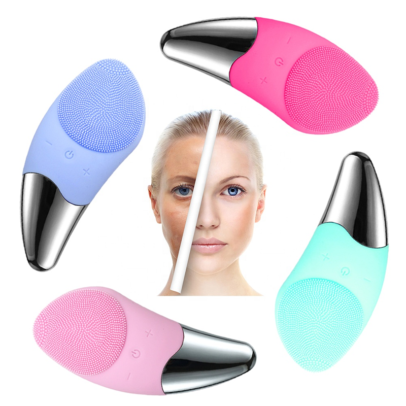 Face Cleansing Best Facial Skincare Device Cleanser Brush Acne and Pore Deep Cleaning Waterproof Wireless Charge Facial Cleaner