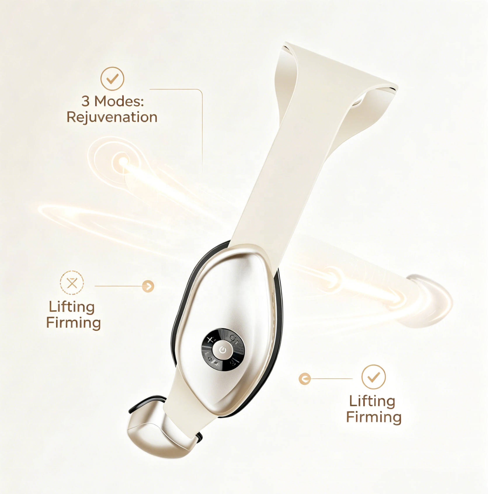 Type-C Rechargeable Face Massager with 70-Minute EMS Pulse Lightweight 235g V-Line Tool for Travel and On-the-Go Use