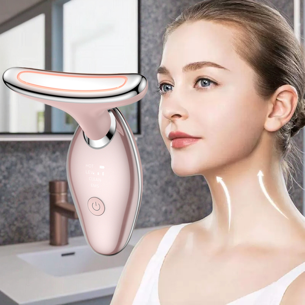 Low MOQ Microcurrent Massager for Home Use Handheld Beauty Device US for Skin Tightening Lymphatic Drainage Face Neck Lift