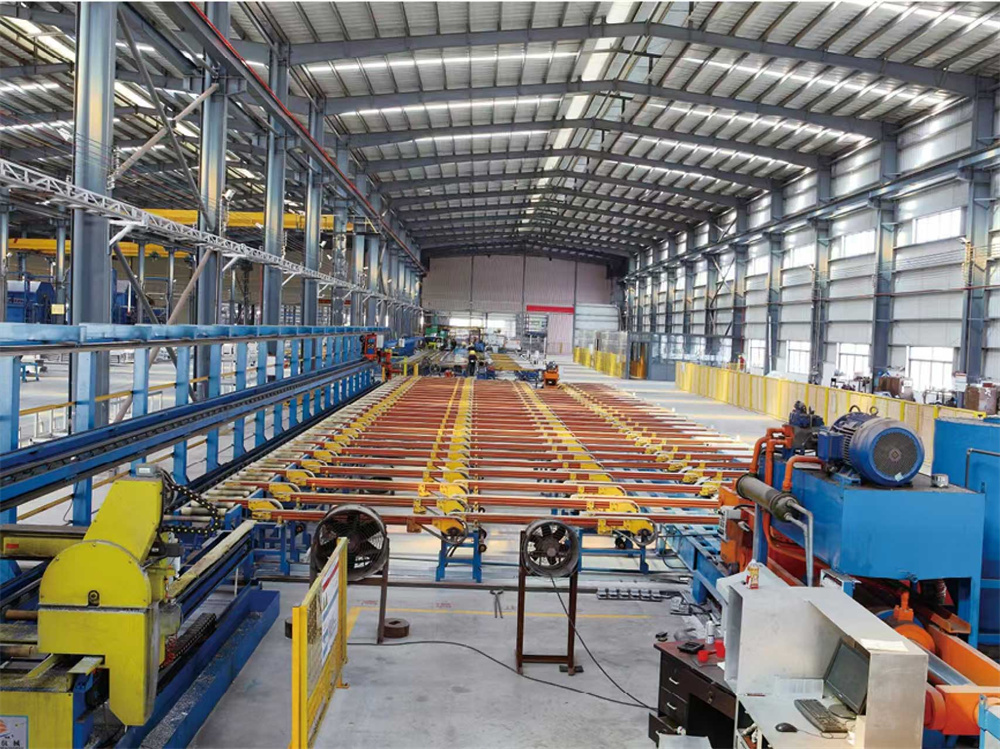 Automated aluminum surface treatment processing line