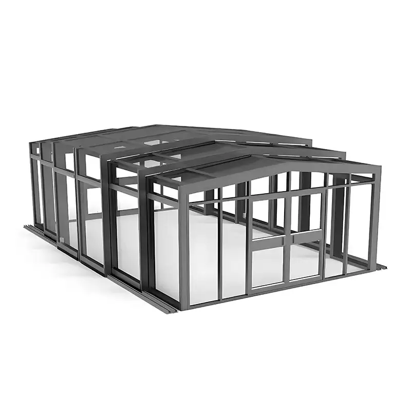China Retractable Aluminum Glass Sunroom Manufacturers, Factory