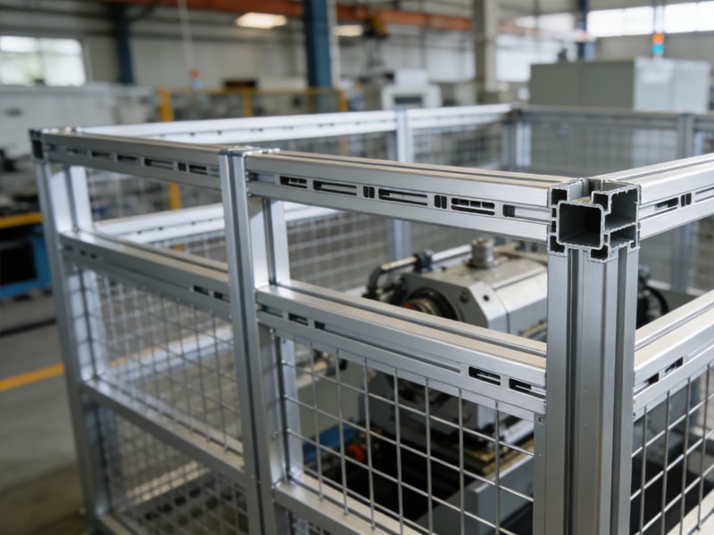 Multi-Slot Industrial Aluminum Profile for Equipment Framing & Guards detail (3)