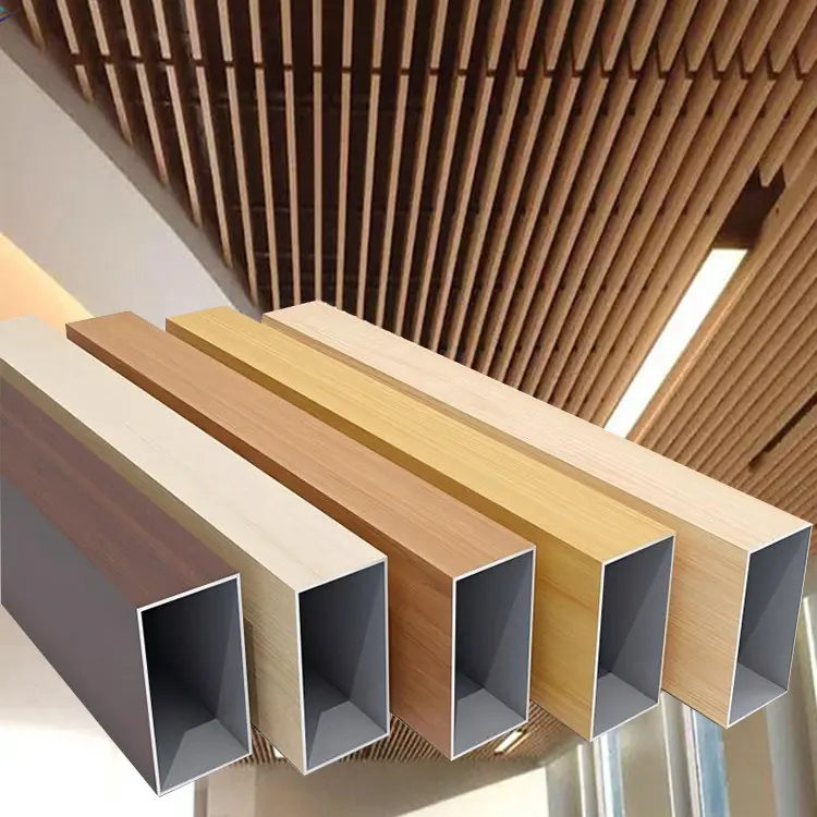 Wholesale Wood Grain Linear Aluminum Ceiling Suppliers, Factory
