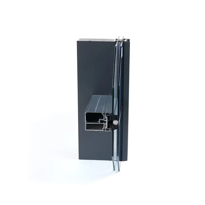 China Suppliers Factory: Aluminum Profile for Curtain Wall with Invisible Horizontal Frame Design