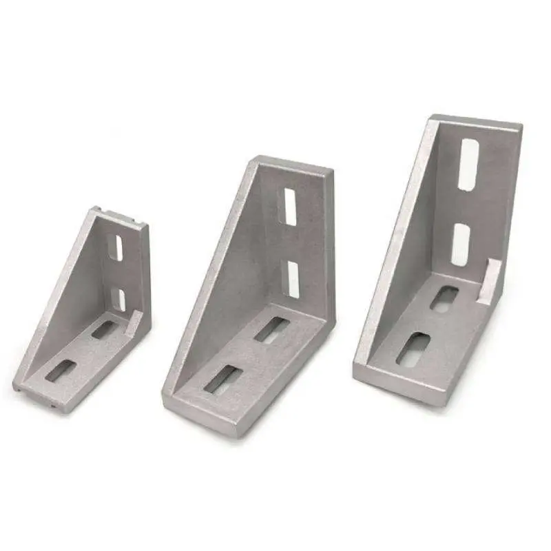 China Die Cast Aluminum Angle Bracket for Extrusion Profile Factory, Factories
