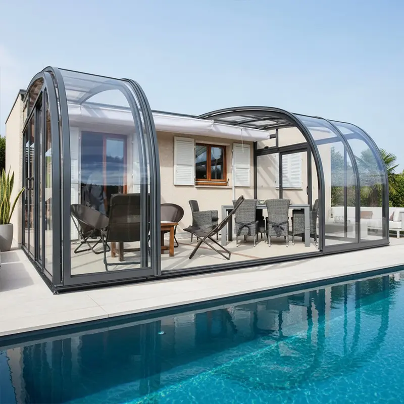 Wholesale Retractable Patio & Pool Sunroom Enclosure Manufacturer, Factories