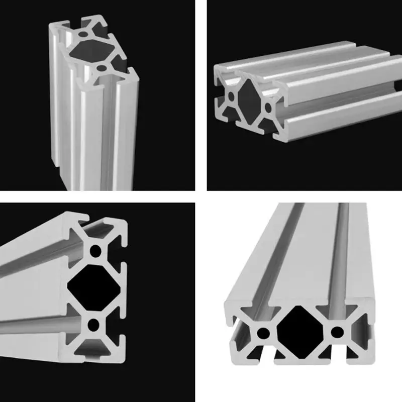 Wholesale Black & Silver T-Slot Aluminum Extrusions Suppliers, Factory