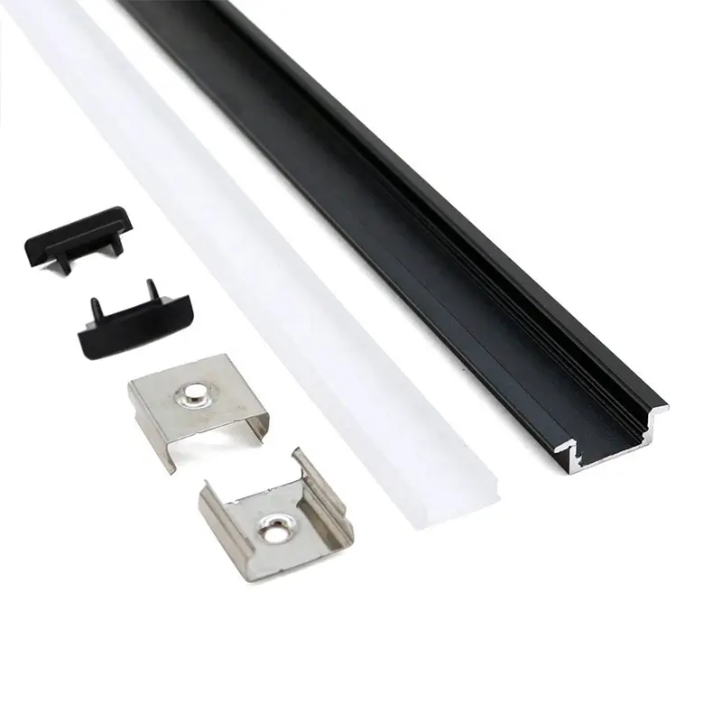 China Slim Black LED Strip Profile Manufacturer, Supplier