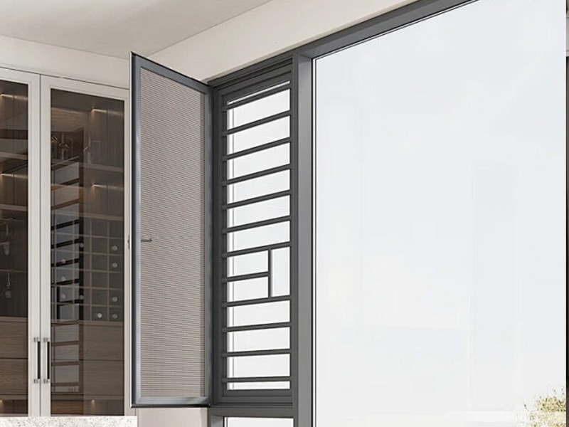 Premium Inward Casement Window Profile Sample Durable Aluminum Alloy 3