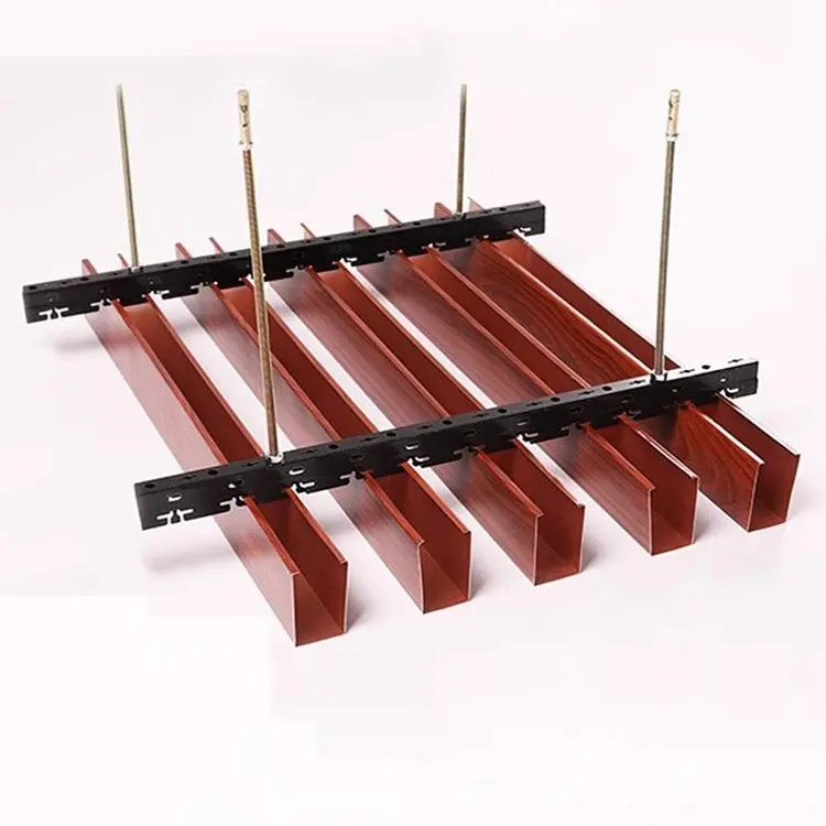 Wholesale Wood Grain Linear Aluminum Ceiling Suppliers, Factory
