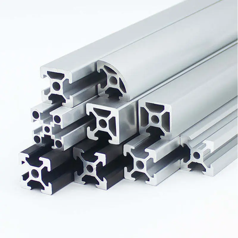 Wholesale Black & Silver T-Slot Aluminum Extrusions Suppliers, Factory