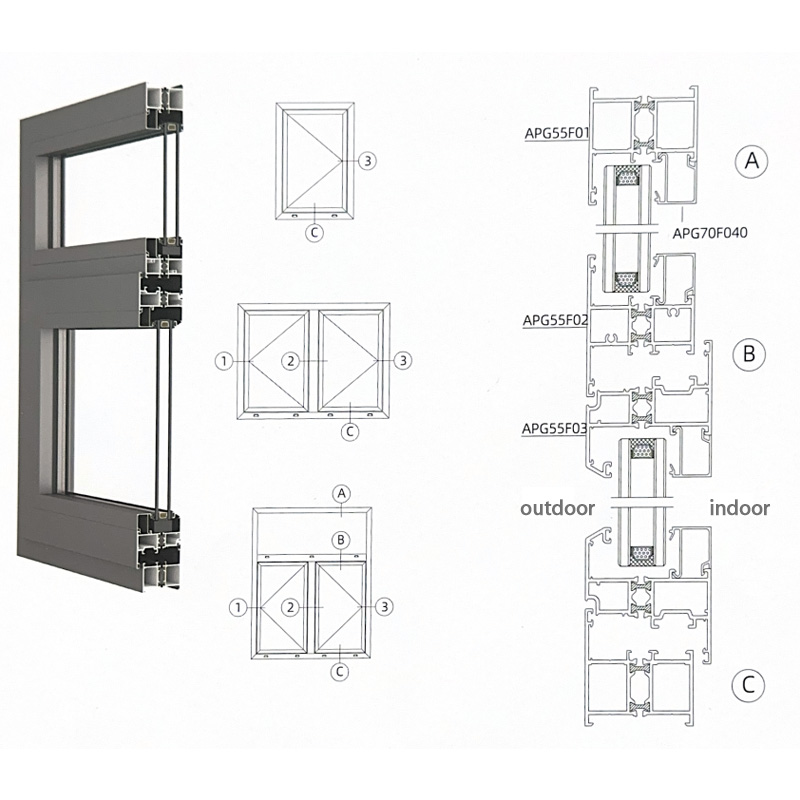 Premium Thermal Break Aluminum Window Profile