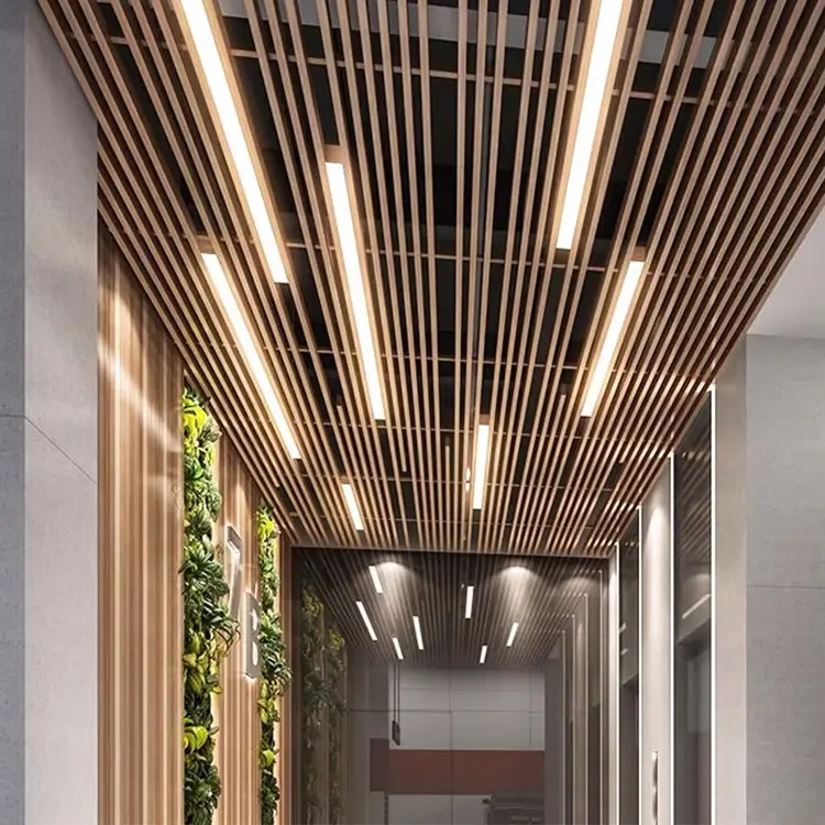 Wholesale Wood Grain Linear Aluminum Ceiling Suppliers, Factory