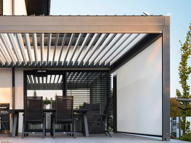Aluminum profile garden pergola application style 01
