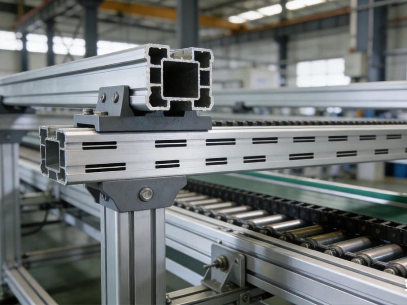 Multi-Slot Industrial Aluminum Profile for Equipment Framing & Guards detail (2)