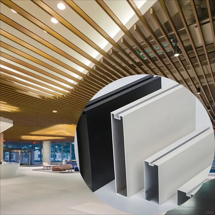China Aluminum U-Baffle Ceiling Profiles Suppliers, Factories