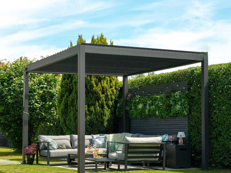 Aluminum profile garden pergola application style 03