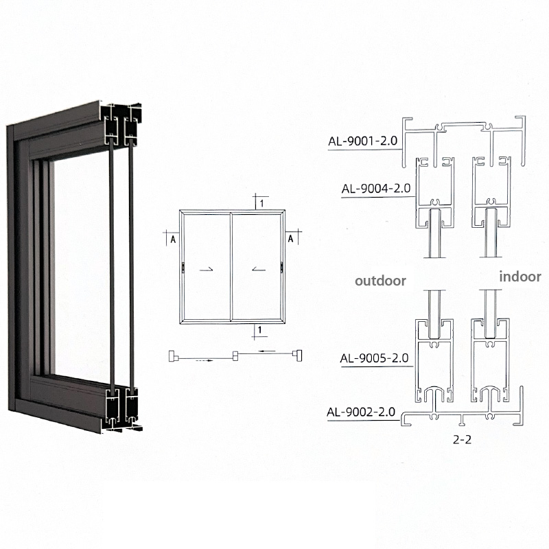 Sliding Door Aluminum Profile