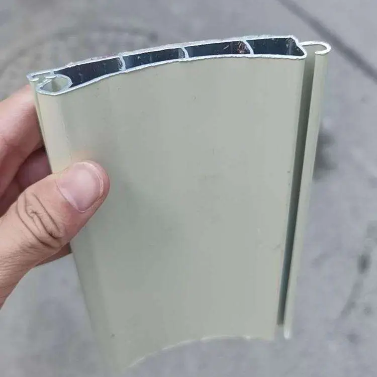 China 6063 Aluminum Roller Shutter Slat Extrusion Profile For Garage Door Manufacturers, Factories