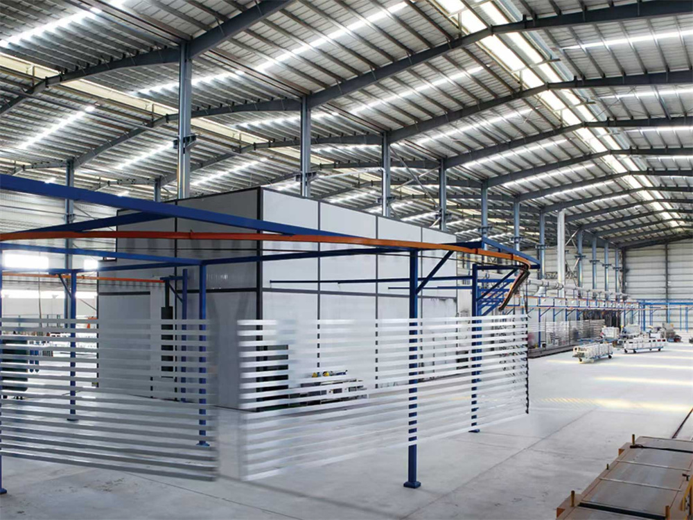 Aluminum profile packaging and export preparation