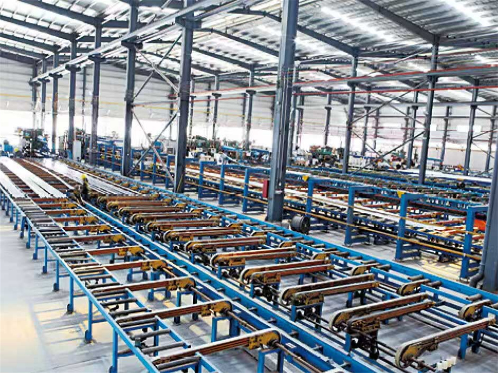 Aluminum door and window profile fabrication