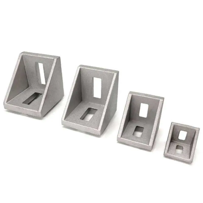 China Die Cast Aluminum Angle Bracket for Extrusion Profile Factory, Factories