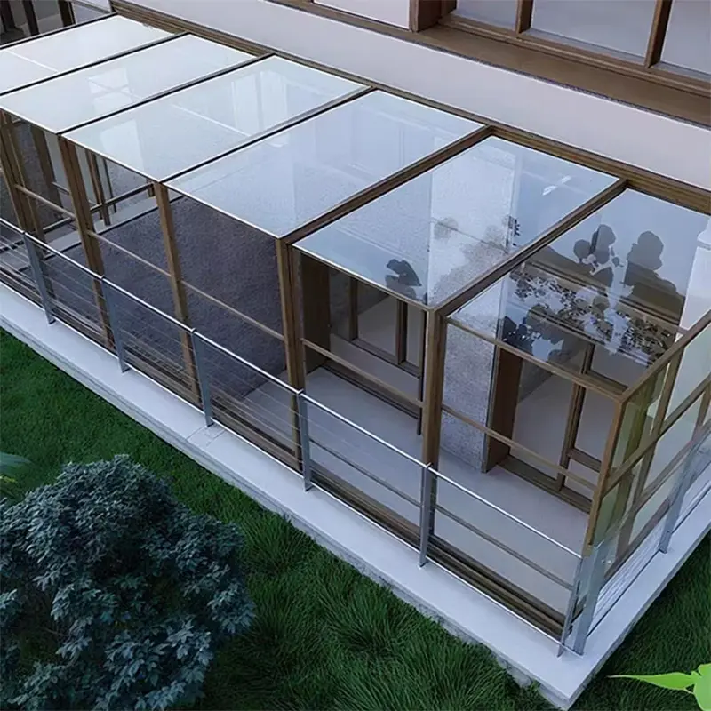 China Retractable Aluminum Glass Sunroom Manufacturers, Factory