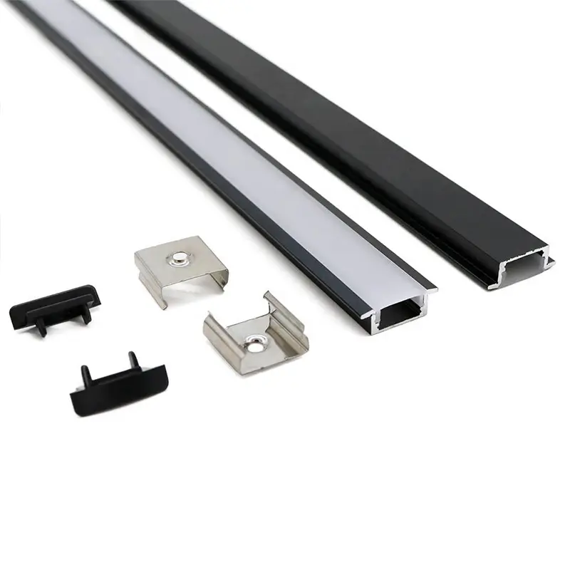 China Slim Black LED Strip Profile Manufacturer, Supplier