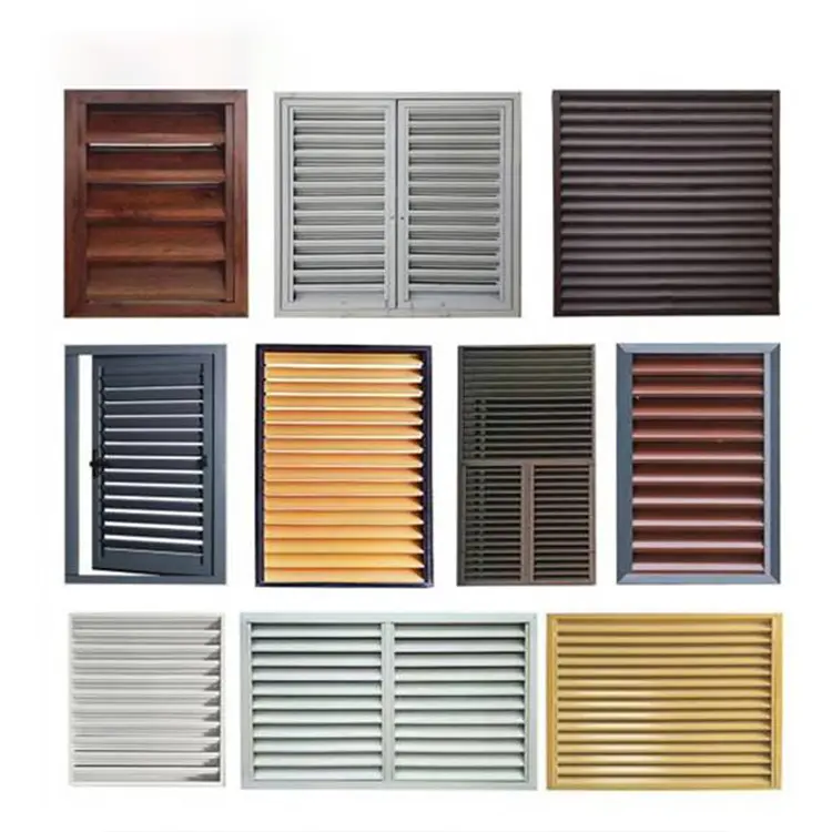 Wholesale Aluminum Exterior Ventilation Louver Shutters Suppliers, Factory