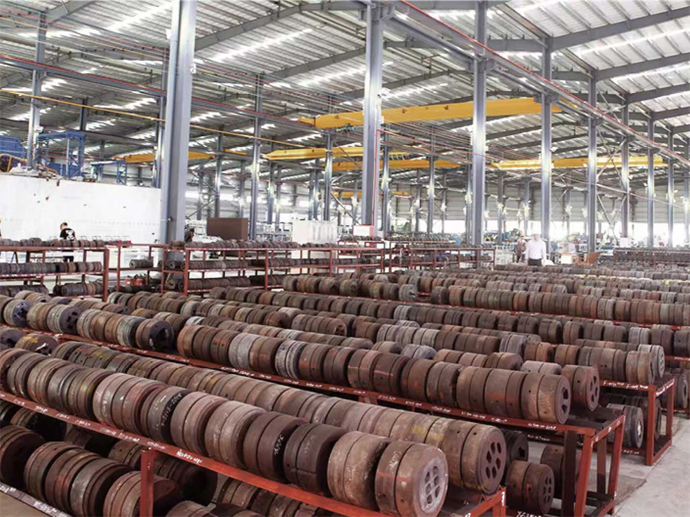 Aluminum profile stacking and warehouse storage