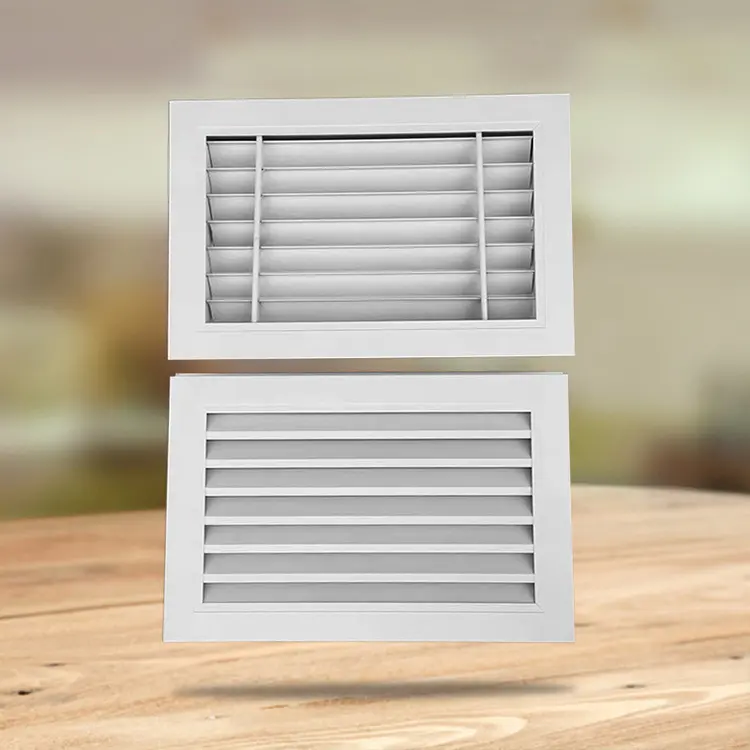 China Aluminum Return Air Vent Louver Grille Suppliers, Factory