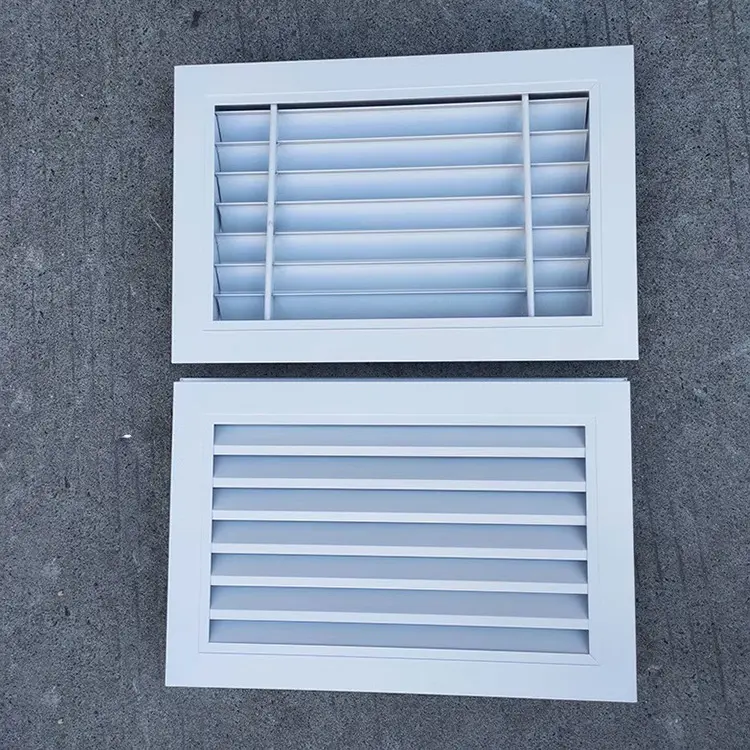 China Aluminum Return Air Vent Louver Grille Suppliers, Factory