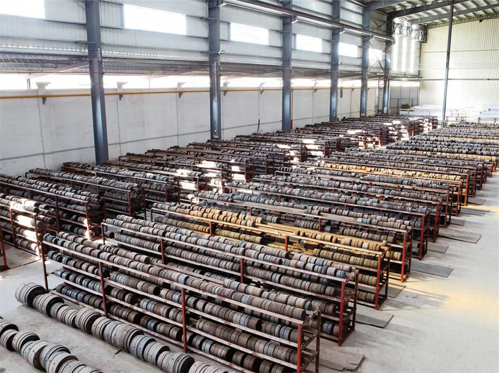 Bulk aluminum profile production output facility